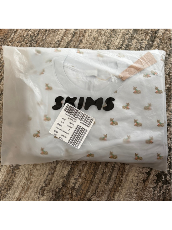 SKIMS Other - SKIMS Boyfriend Long-Sleeve Zen Blue Baby Deer Pajama Set L SKU690